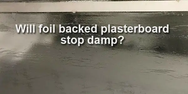 will foil backed plasterboard stop damp